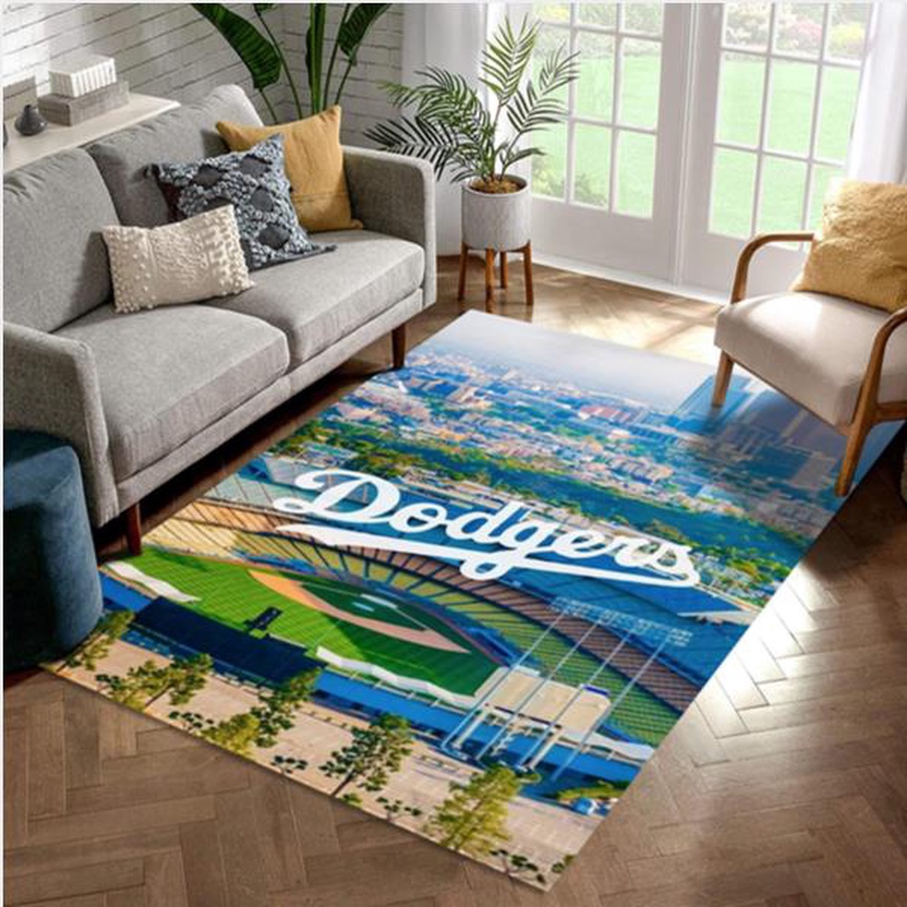 MLB Los Angeles Dodgers Rug Bedroom Rug Home Decor Floor Decor 1 f719w3