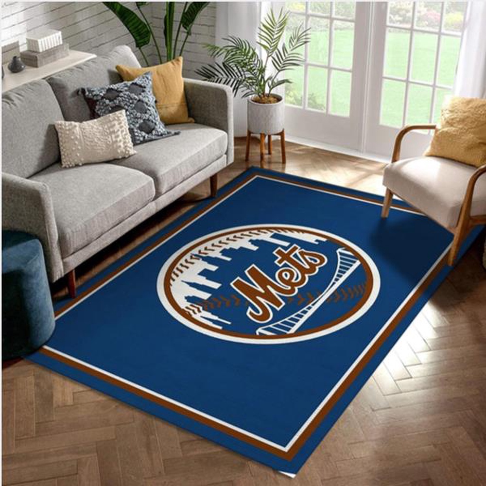 MLB New York Mets Rug Living Room Rug US Gift Decor 1 qynicx