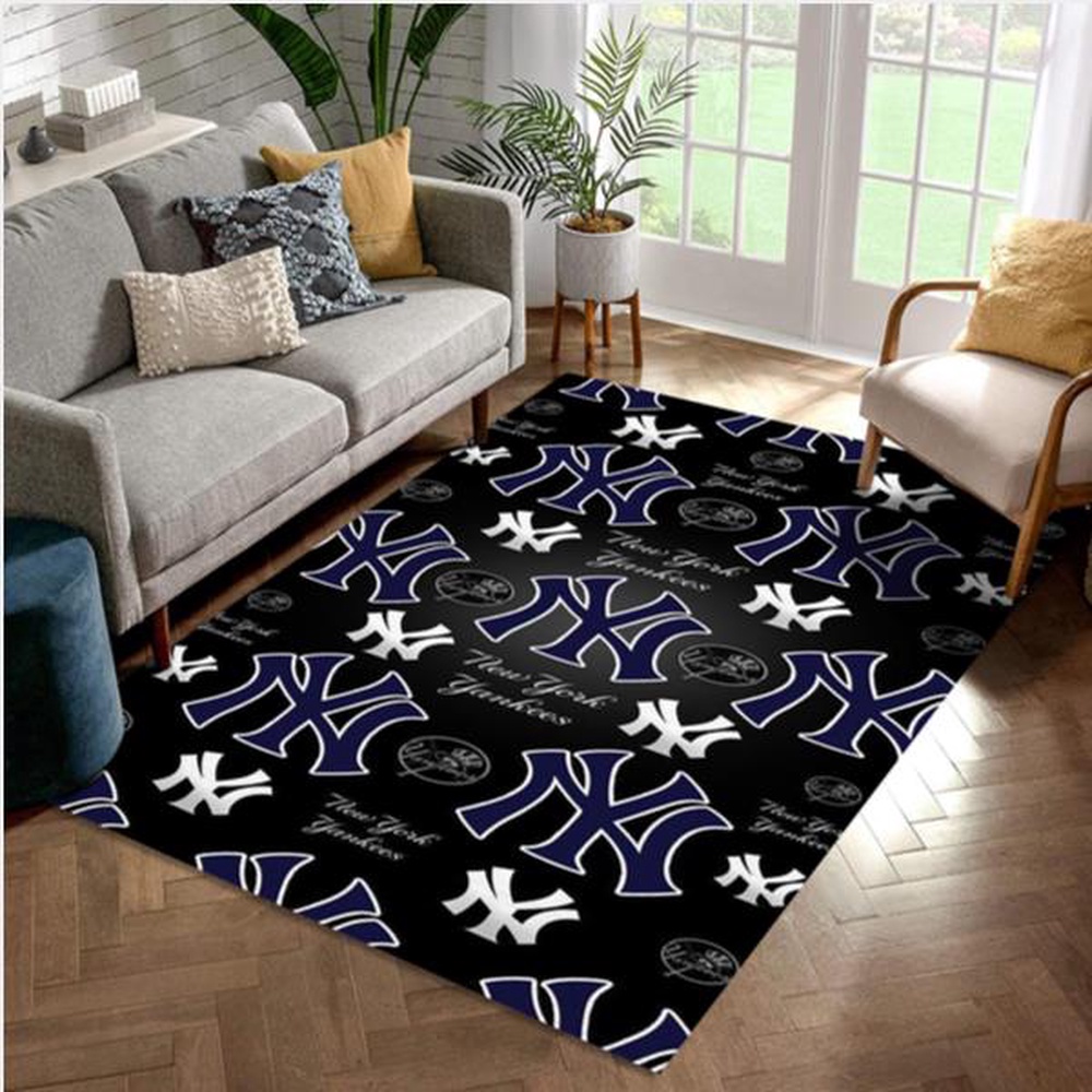 MLB New York Yankees Area Rug For Sport Lover Bedroom Rug Home US Decor 1 imfe0h