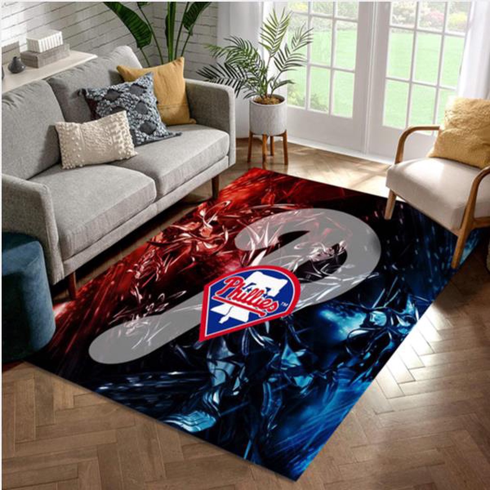 MLB Philadelphia Phillies Area Rug For Sport Lover Bedroom Rug Home US Deco 1 puhxsa