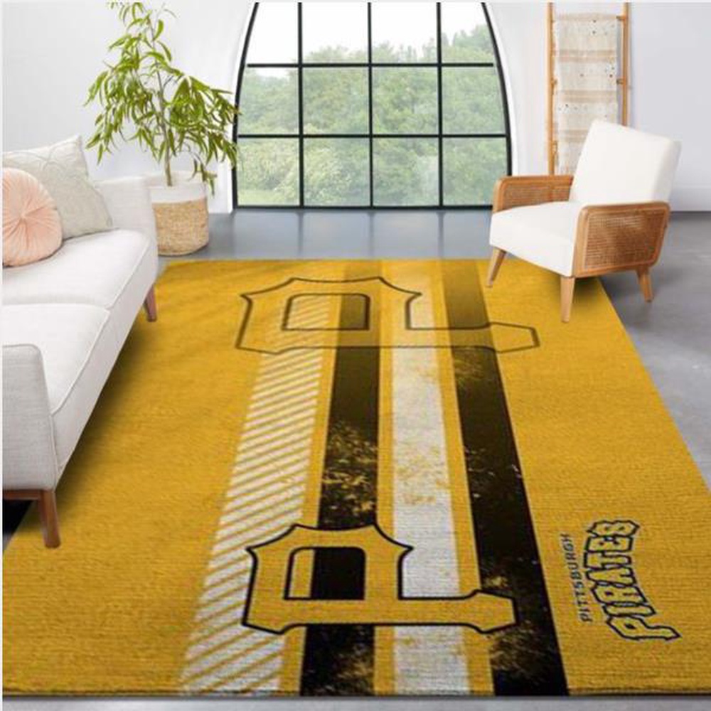 MLB Pittsburgh Pirates Area Rug Logo Nice Gift Home Decor 1 u4ozx1