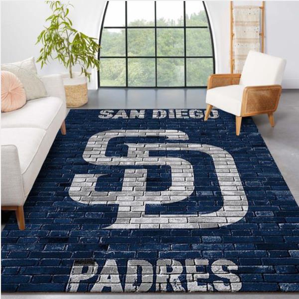 MLB San Diego Padres Area Rug Baseball Floor Decor The Us Decor 1 nii0bc