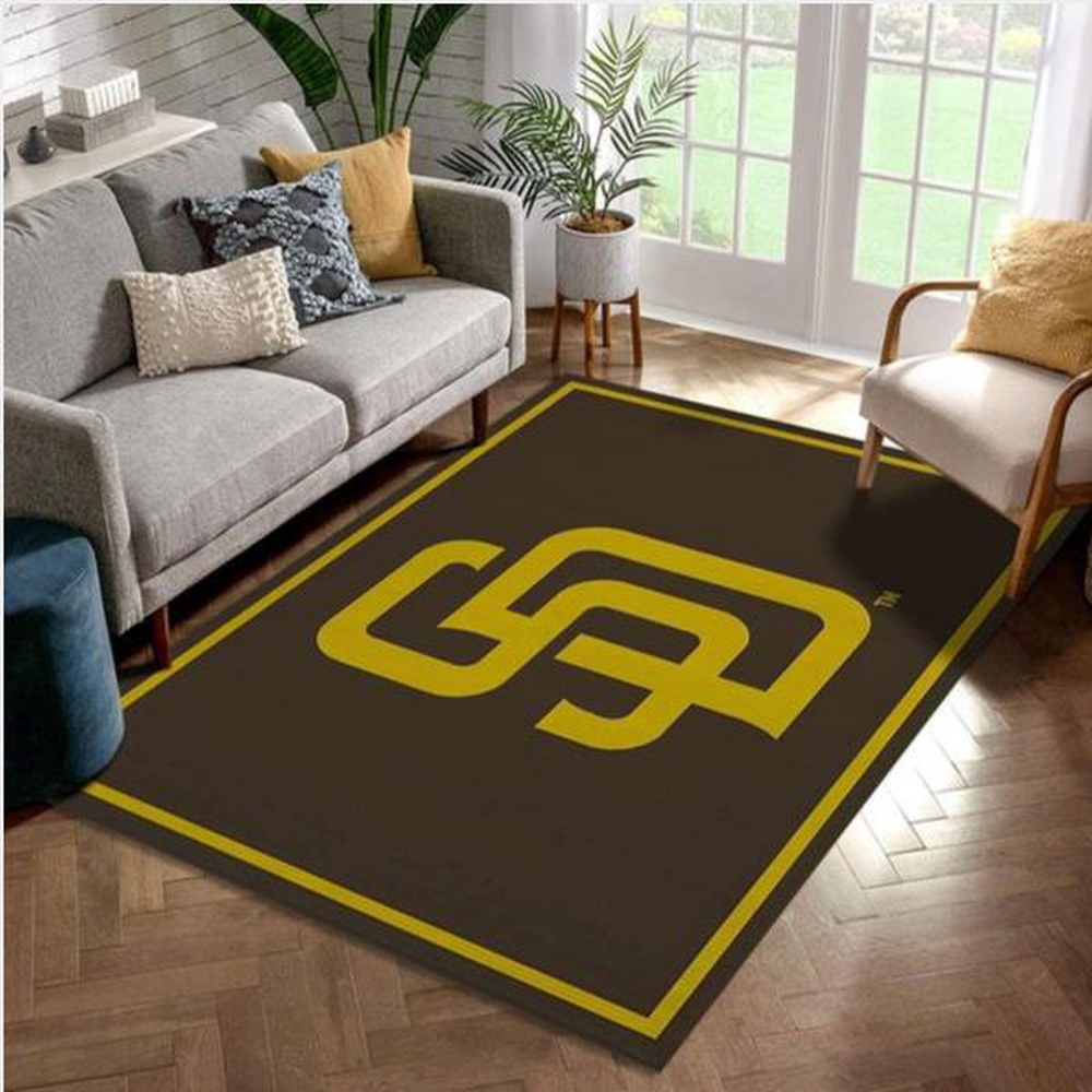 MLB San Diego Padres Area Rug Imperial Spirit Rug Logos Bedroom US Gift Decor 1 eh6qzj