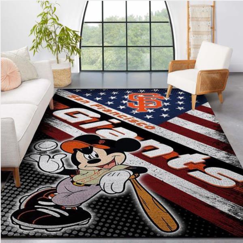 MLB San Francisco Giants Area Rug Logo Mickey Us Style Nice Gift Home Decor 1 g95pke