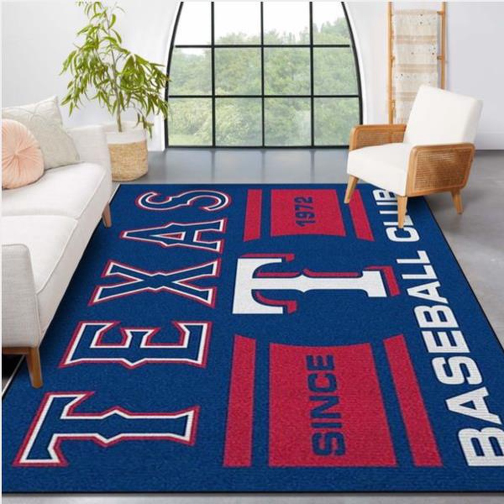 MLB Texas Rangers Area Rug Carpet Bedroom Rug Us Gift Decor 1 qy9bte