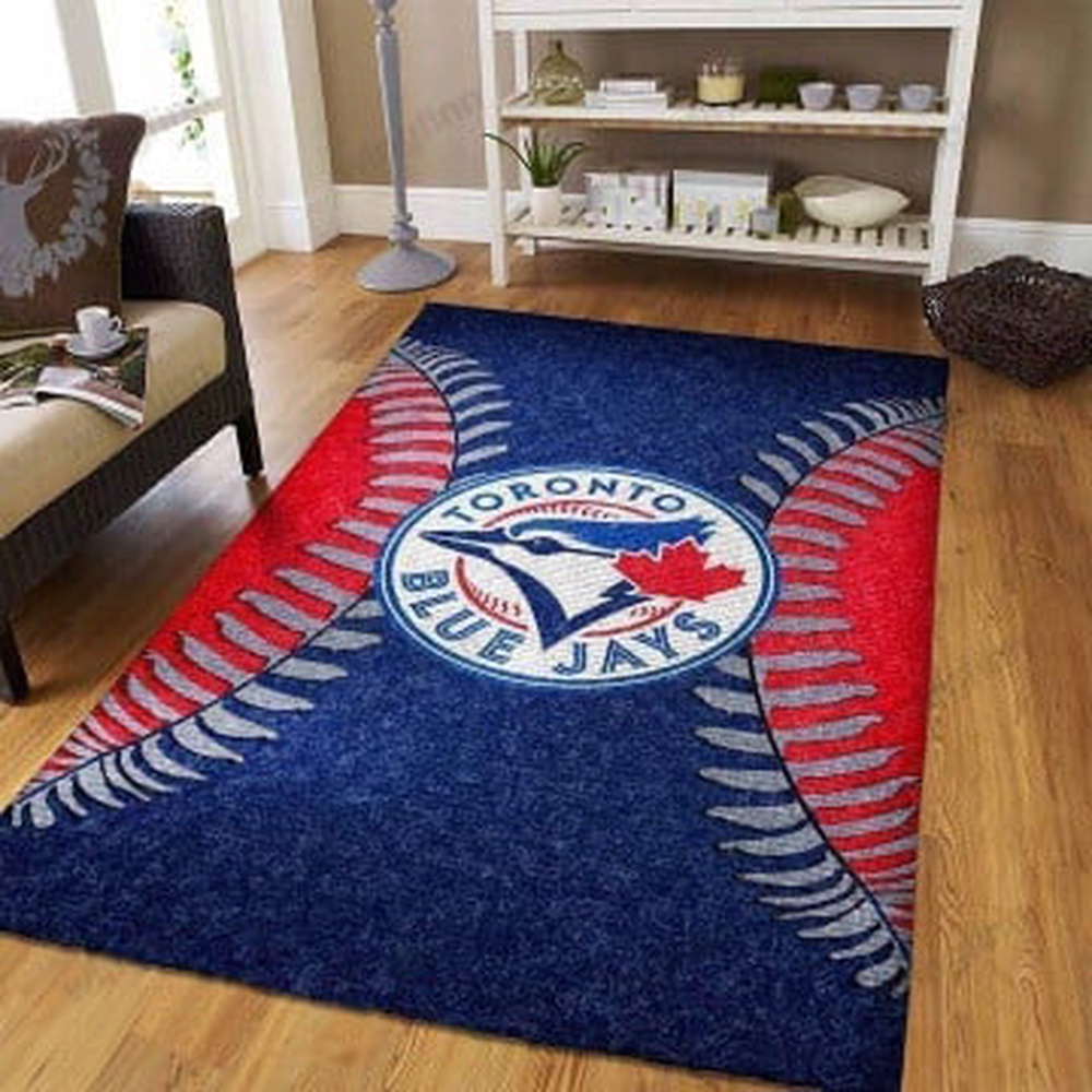 MLB Toronto Blue Jays Area Rug Baseball Logo Living Room And Bed Room 1 ori8m6