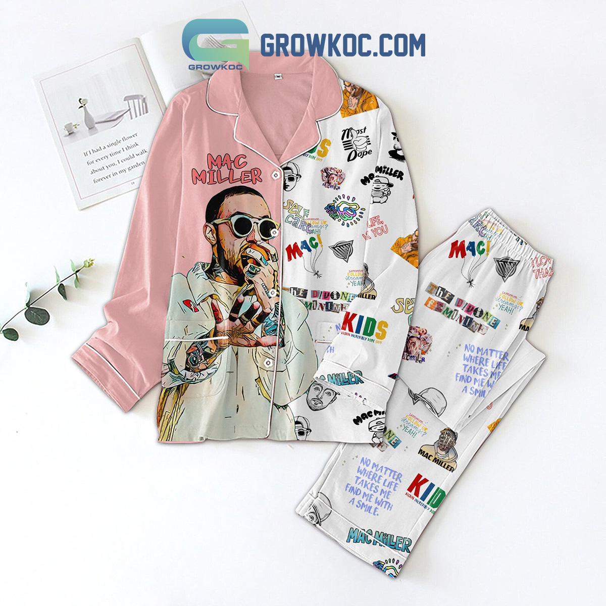 Mac Miller The Divine Feminine Pajamas Set2B1 5pes4