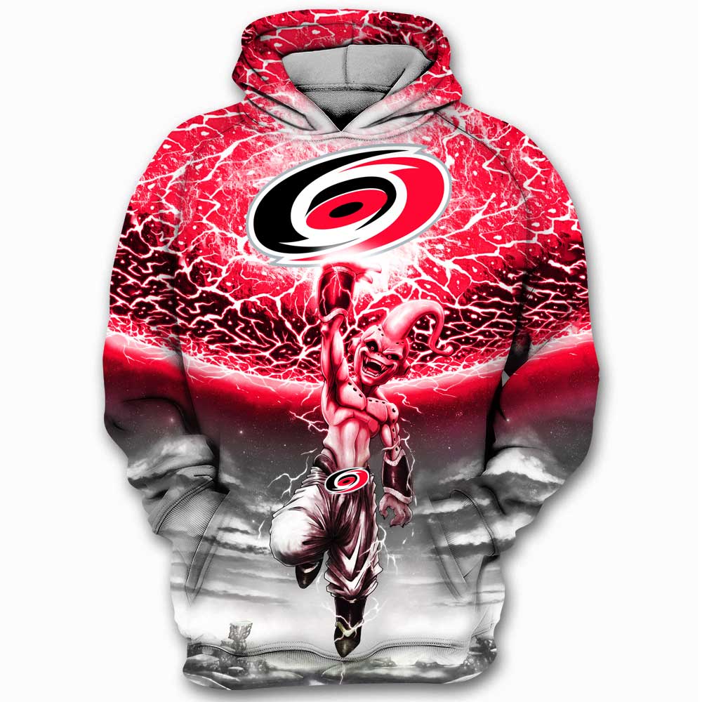 Majin Buu Dragon Ball Z Hoodie Carolina Hurricanes Nhl Fans Gift 0