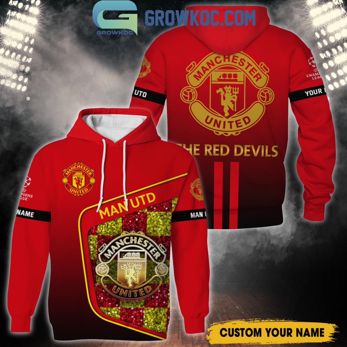 Manchester United Team Premier League The Red Devils Personalized Hoodie T Shirt 1 96tiu