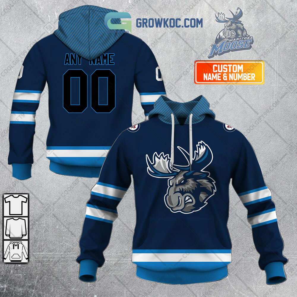 Manitoba Moose Color Fan Personalized Hoodie Shirts2B1 8SgG9