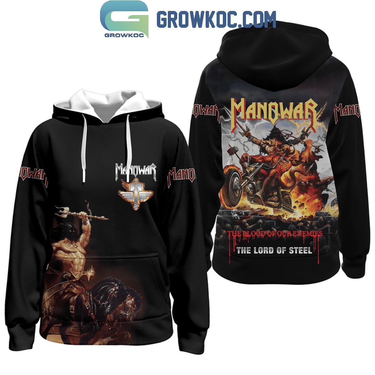 Manowar The Lord Of Steel Fan Hoodie Shirts 1 vub1F