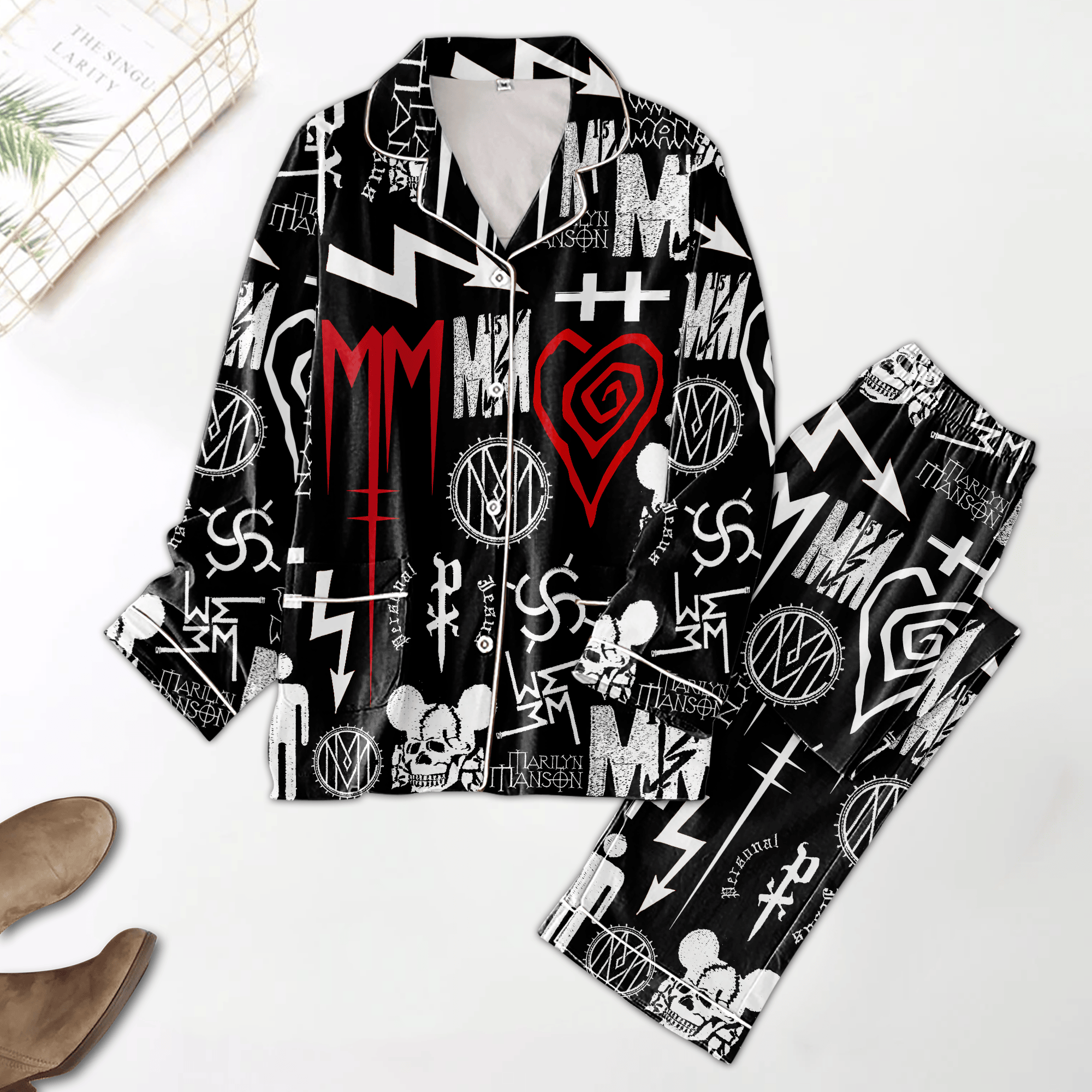 Marilyn Manson Pajamas Set2B1 Zme6w