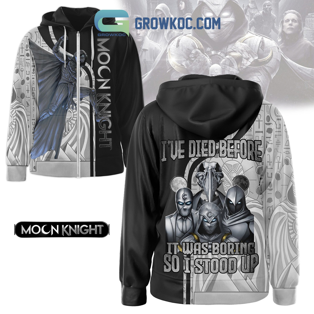 Marvel Moon Knight Ive Died Before It Was Boring So I Stood Up Hoodie Shirts2B1 UwAnM