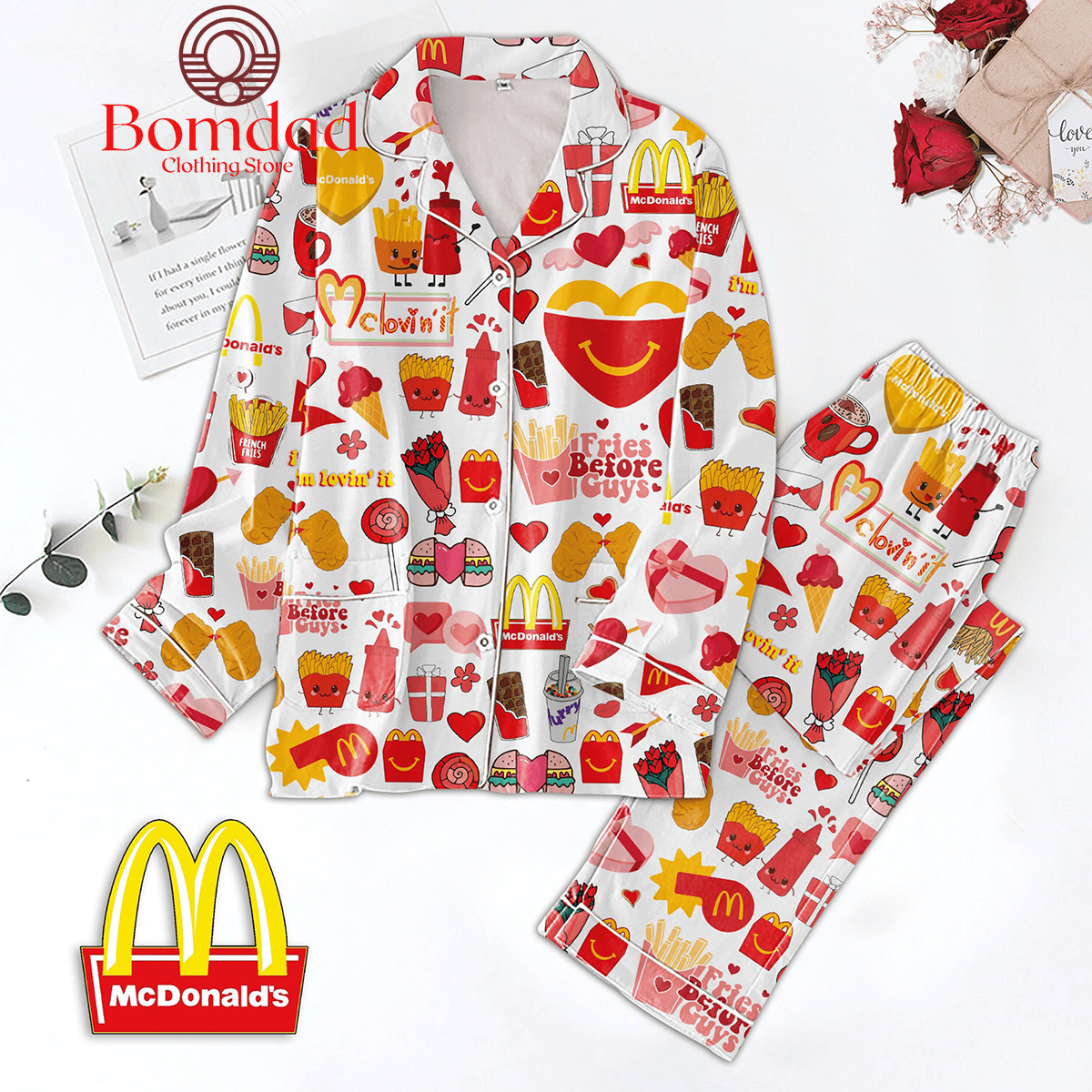 McDonalds Fries Before Guys Pajamas Set Bomdad 7f3b18 0