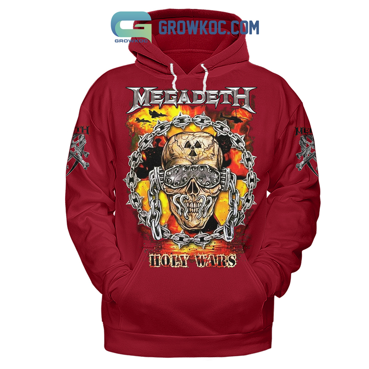 Megadeth Holly Wars Red Design Hoodie Shirts2B1 BPocJ