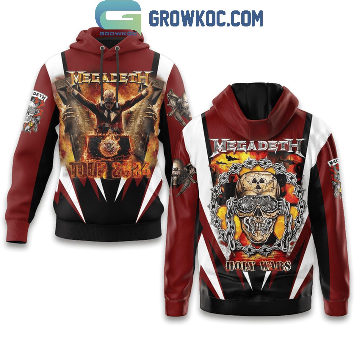 Megadeth Holy Wars Tour 2024 Fan Hoodie Shirts 1 rNeSW