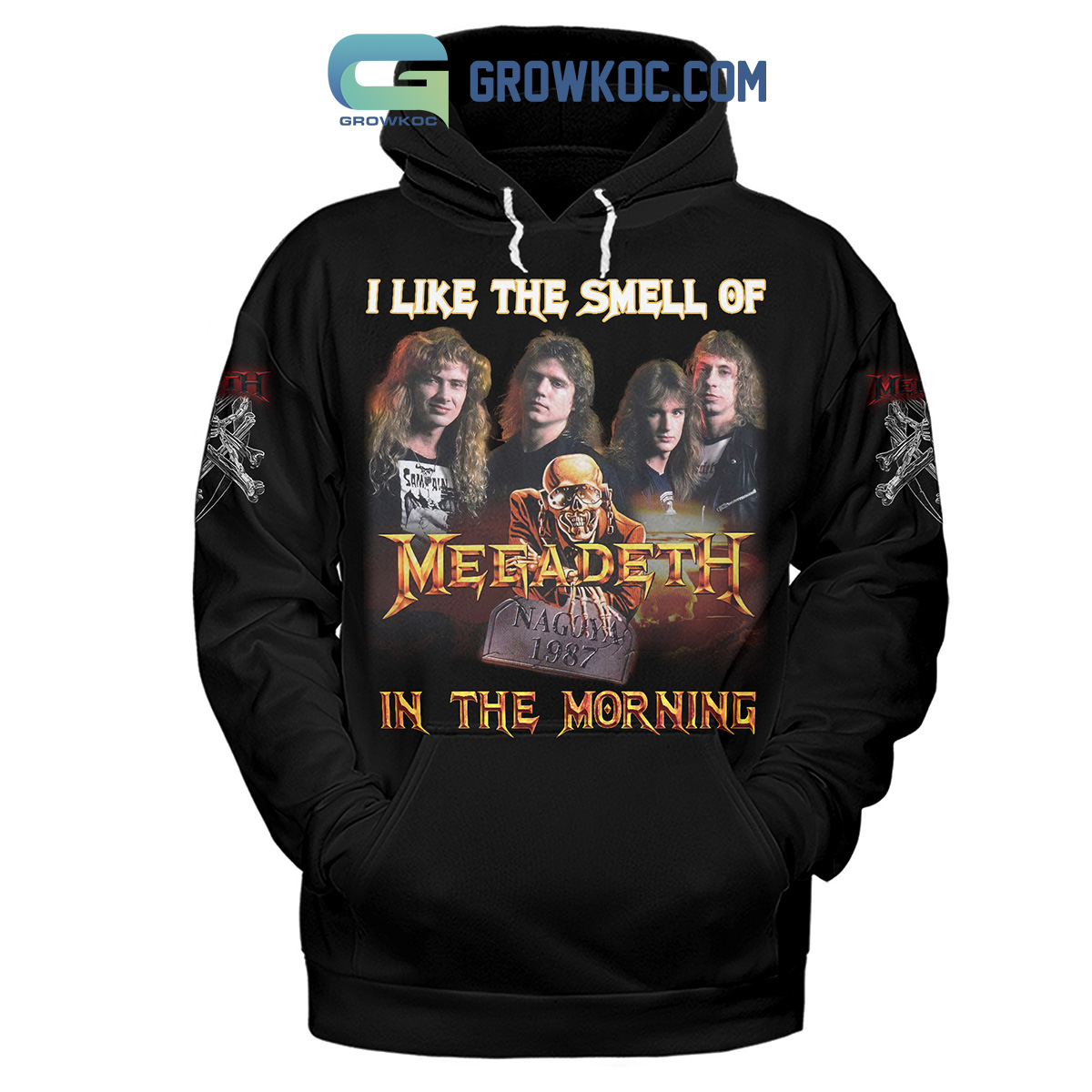 Megadeth I Like The Smell Of Megadeth In The Morning Black Version Hoodie Shirts2B1 BEUDh