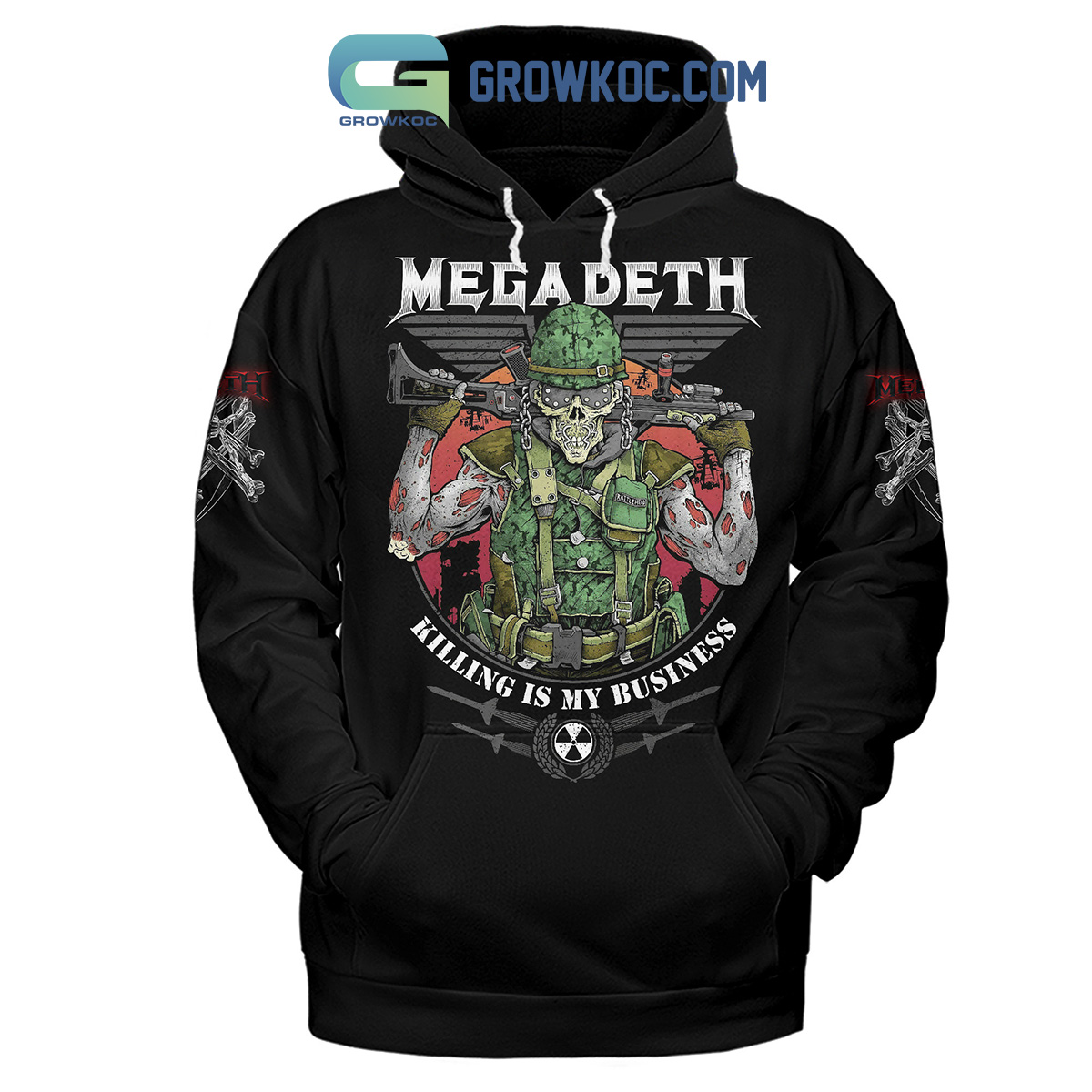 Megadeth Killing Is My Business Black Design Hoodie Shirts2B1 VmFz9