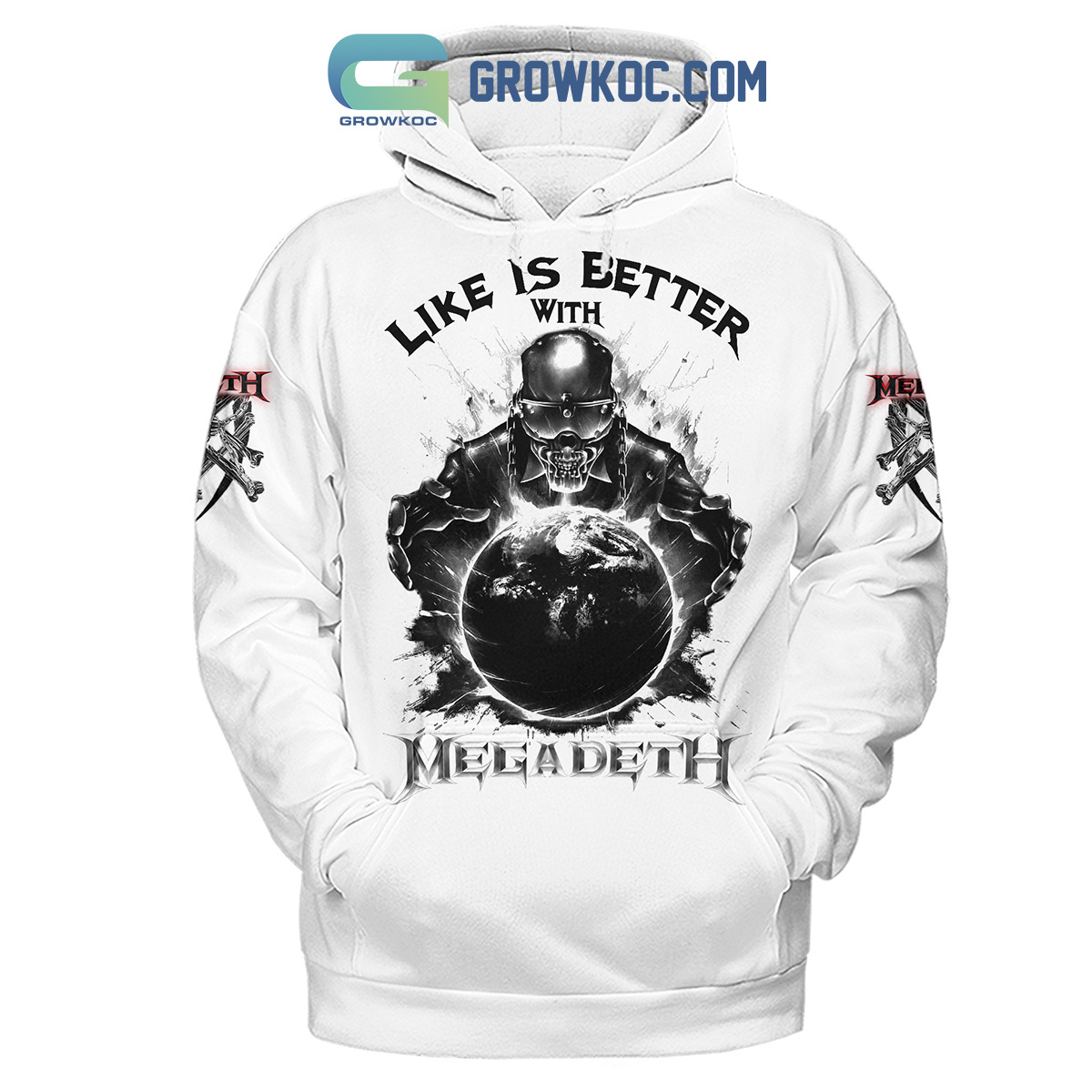 Megadeth Life Is Better With Megadeth Hoodie Shirts White Version2B1 rtfhD