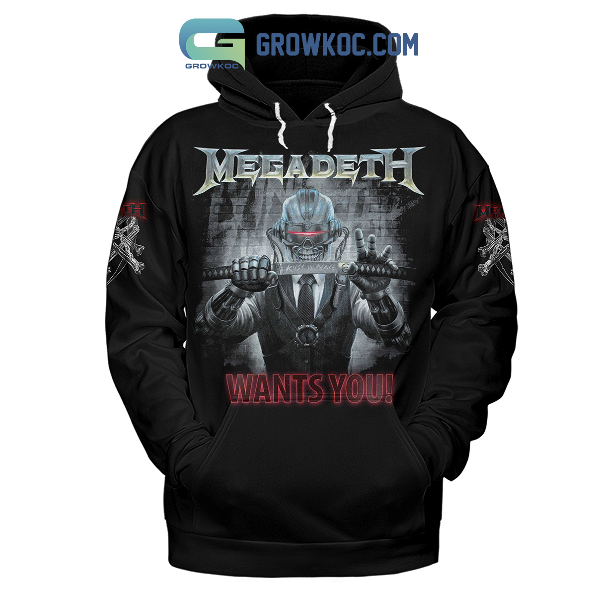 Megadeth Wants You Black Design Hoodie Shirts2B1 BeGT0