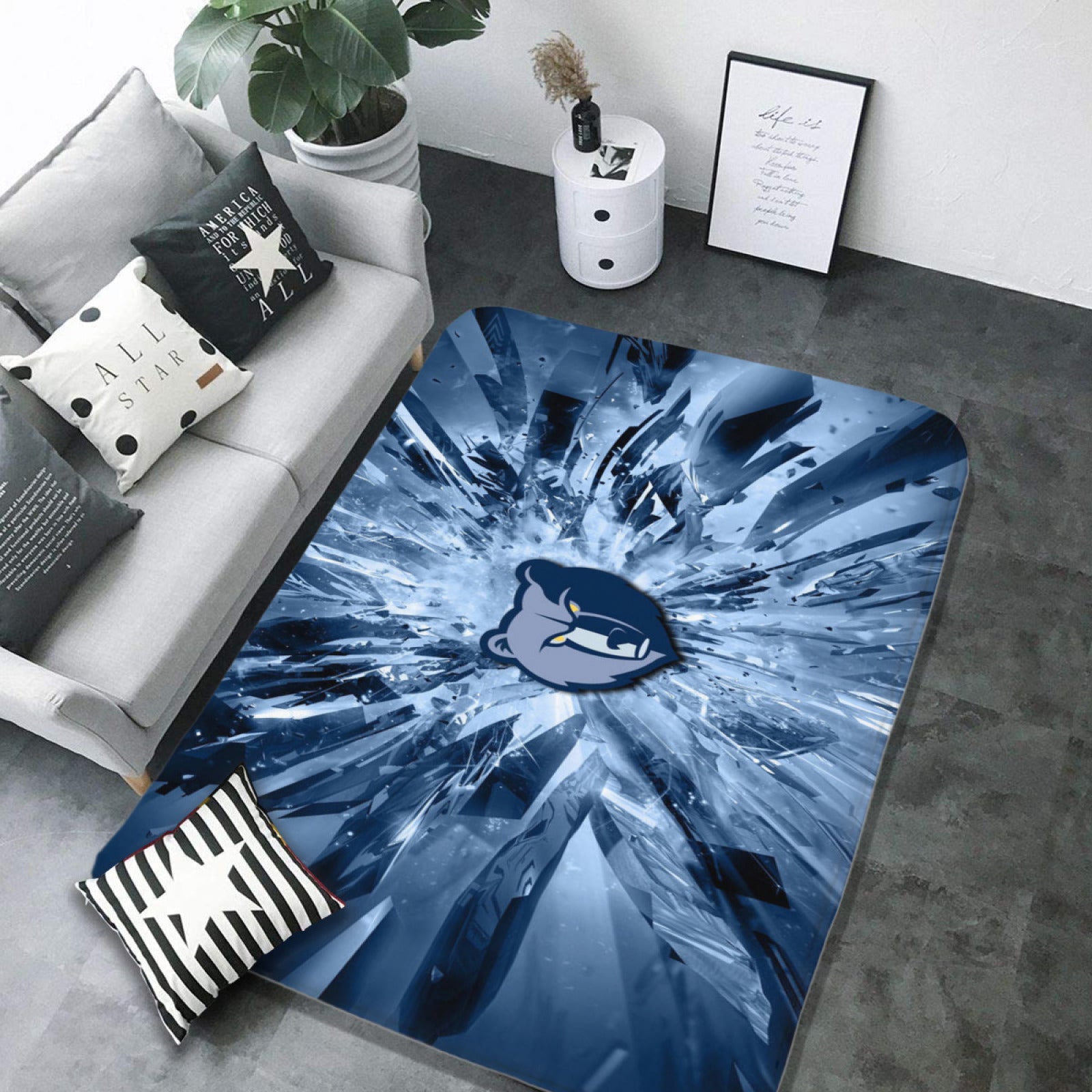 Memphis Basketball Grizzlies Carpet Living Room Bedroom Mats Kitchen Bathroom Rugs 2 11e9ba22 1c34 46f9 a565 cb825ae58853