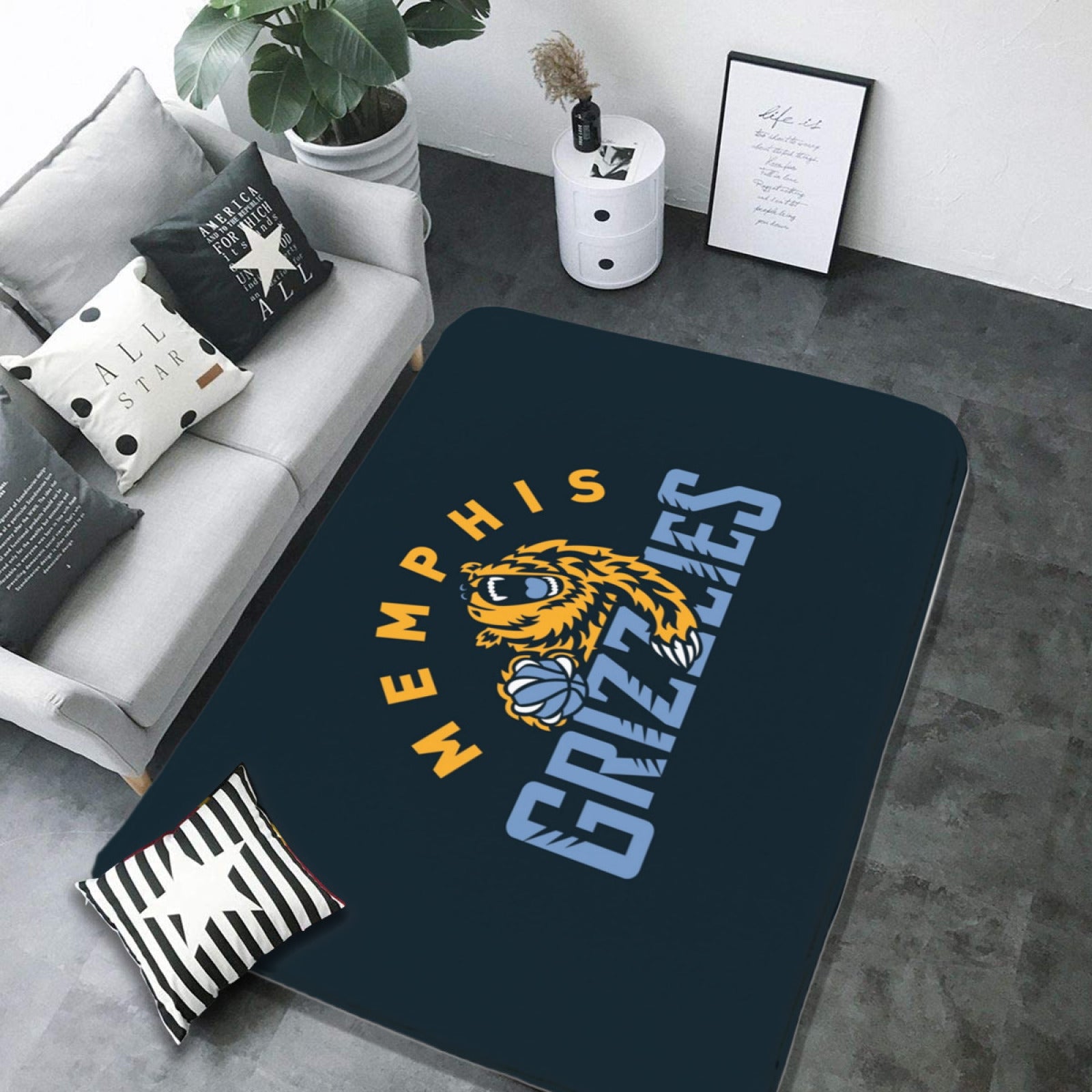 Memphis Basketball Grizzlies Carpet Living Room Bedroom Mats Kitchen Bathroom Rugs 2 3e30cc0b fe8e 431a beaf 6fe83f571d8e