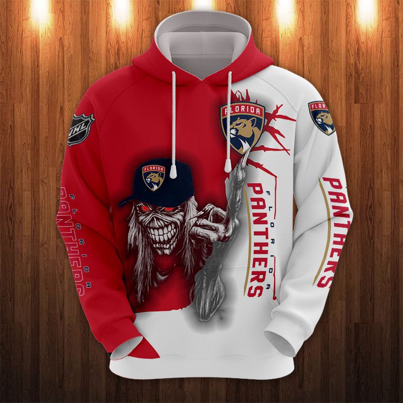 MenS Nhl Florida Panthers Zip Hoodie Pullover Gift For Fans With All Over Design 0