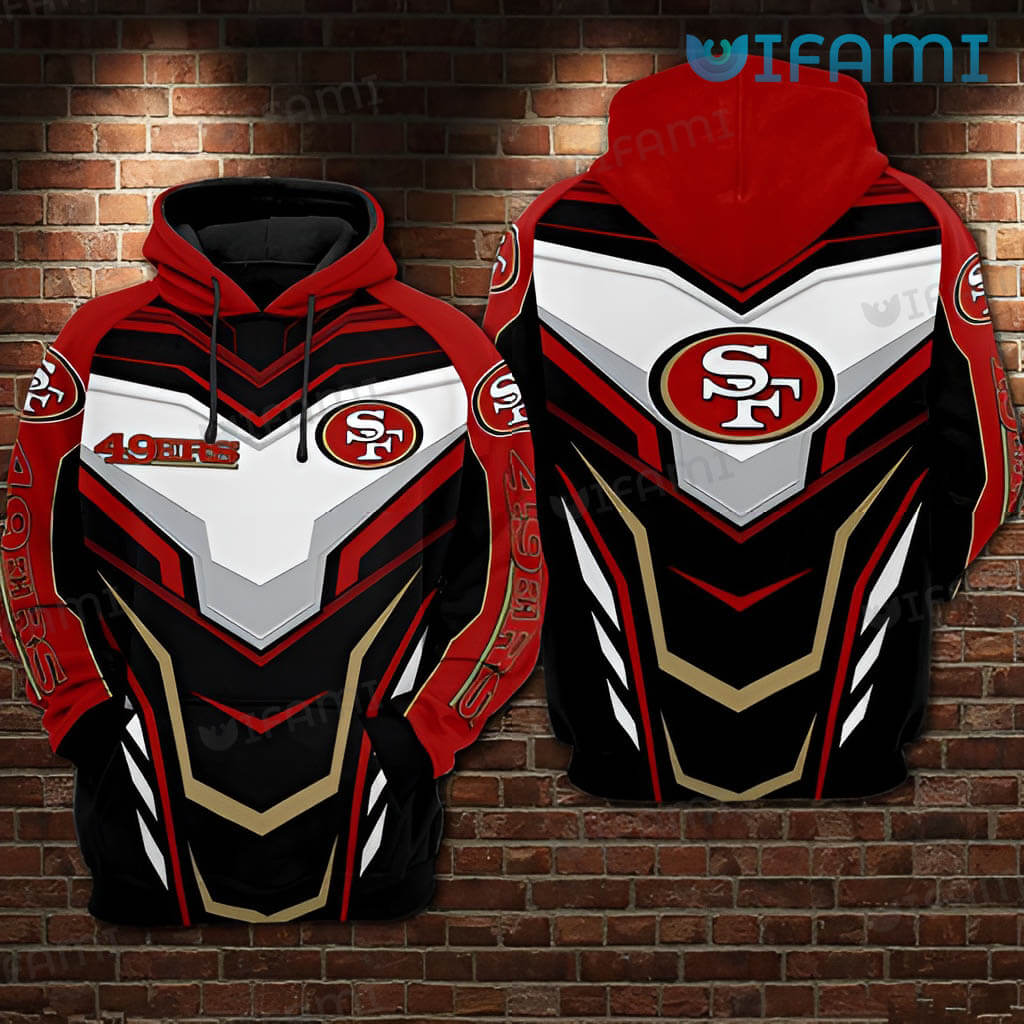 Mens 3D Armor Hoodie 3D San Francisco 49ers Gift 0