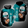 Miami Dolphins 3D Football NFL Hoodie High Quality and Comfortable 0