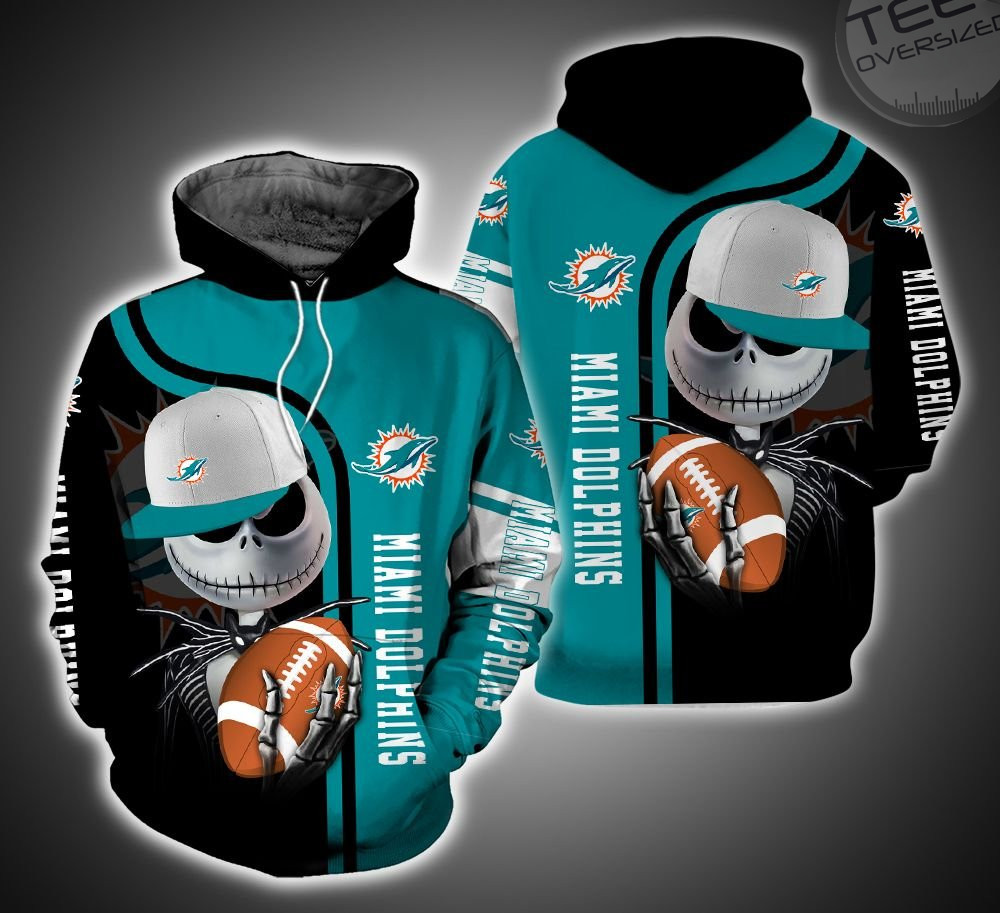 Miami Dolphins 3D Football NFL Hoodie High Quality and Comfortable 0