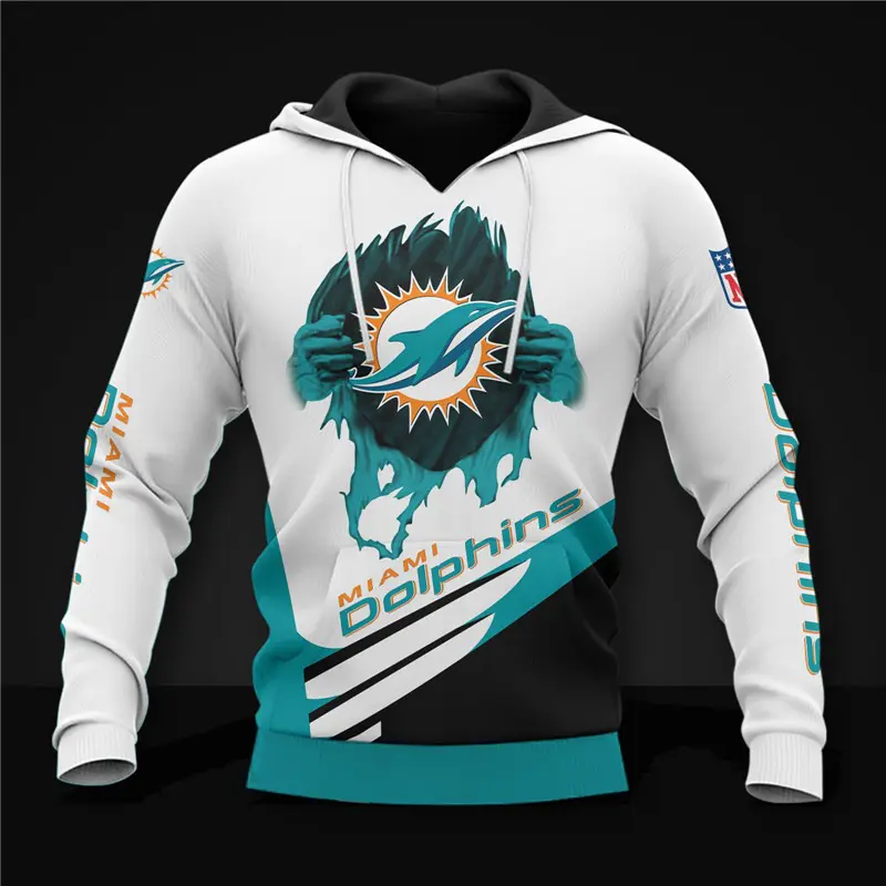 Miami Dolphins Cool Graphic Hoodie Stand Out In Style 0