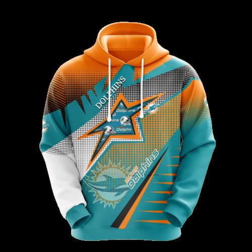 Miami Dolphins Hoodie 3D For Nfl Fans 0