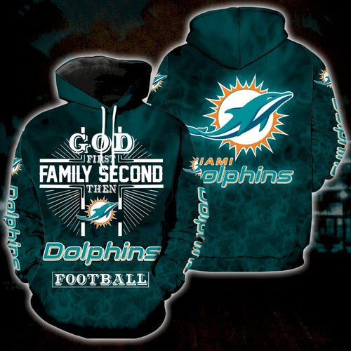 Miami Dolphins Hoodie Custom Design Miami Dolphins Miami Dolphins 2021 3D 0