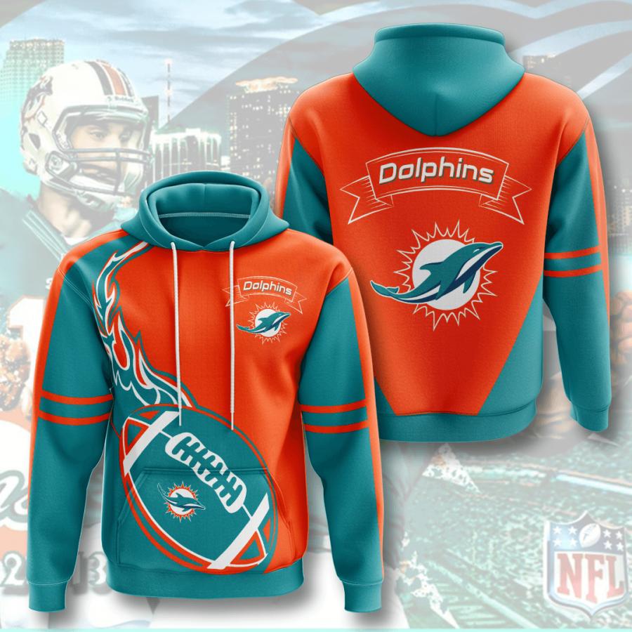 Miami Dolphins Hoodie Nfl Limited Edition Full 3D All Over Print 0