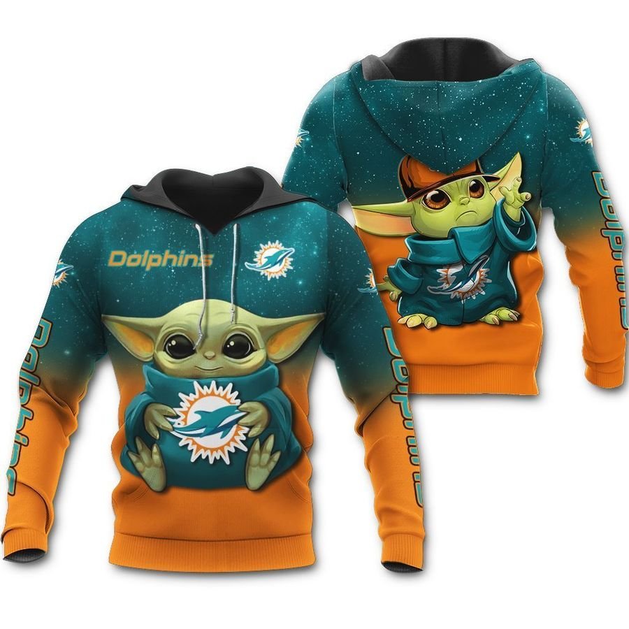 Miami Dolphins Hoodie Punisher Skull 3D All Over Print 0