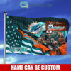 Miami Dolphins NFL Mascot Slogan American House Garden Flag2B1 xfve5