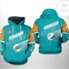 Miami Dolphins NFL Team 3D Printed Hoodie Zipper Hooded Jacket