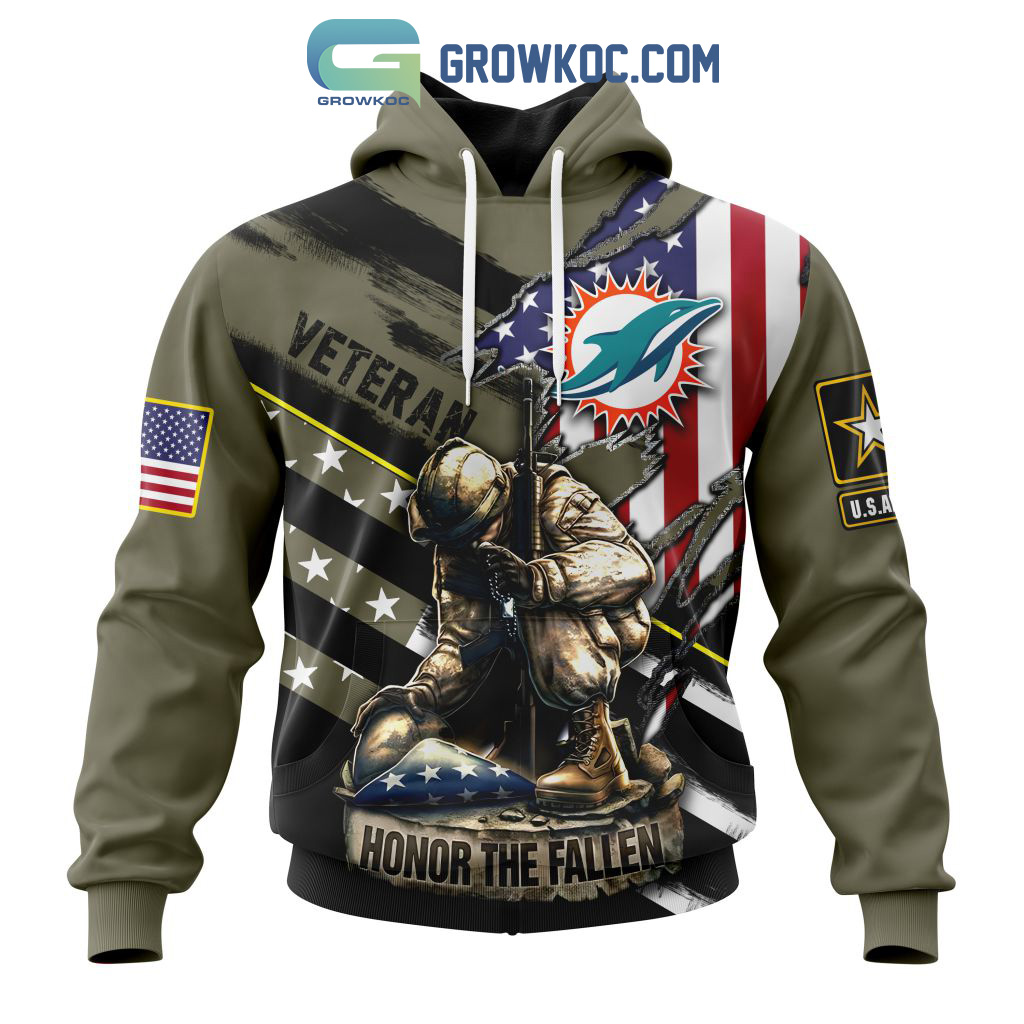 Miami Dolphins NFL Veterans Honor The Fallen Personalized Hoodie T Shirt2B1 yAQM0