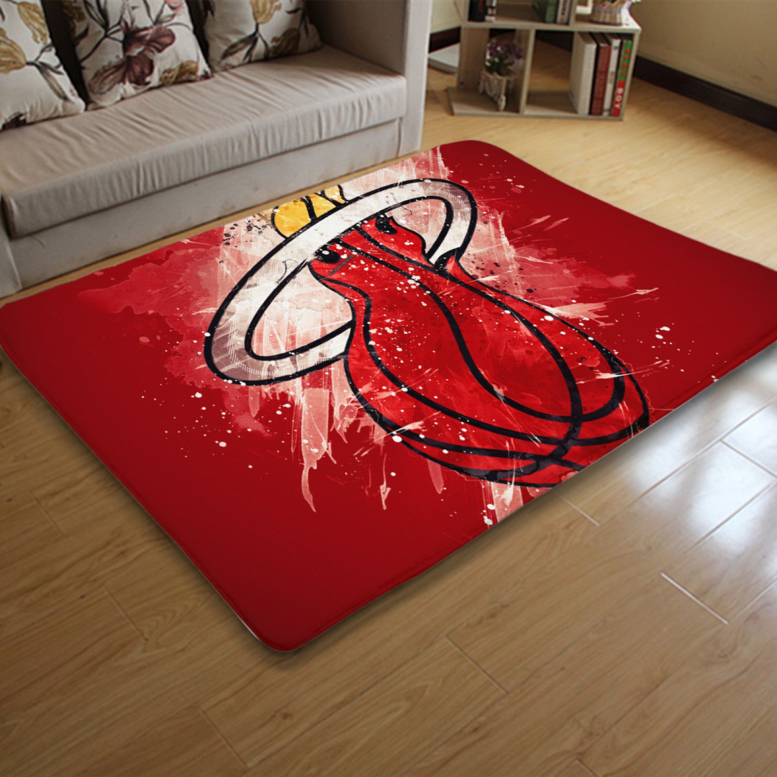 Miami Basketball Heat Carpet Living Room Bedroom Mats Kitchen Bathroom Rugs 1 978f8f2c 16f9 41b8 bf33 e2aff7525746