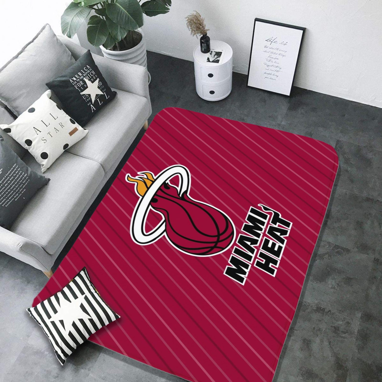 Miami Basketball Heat Carpet Living Room Bedroom Mats Kitchen Bathroom Rugs 2 e3b206aa 927a 4584 b8d2 b60583577c9d