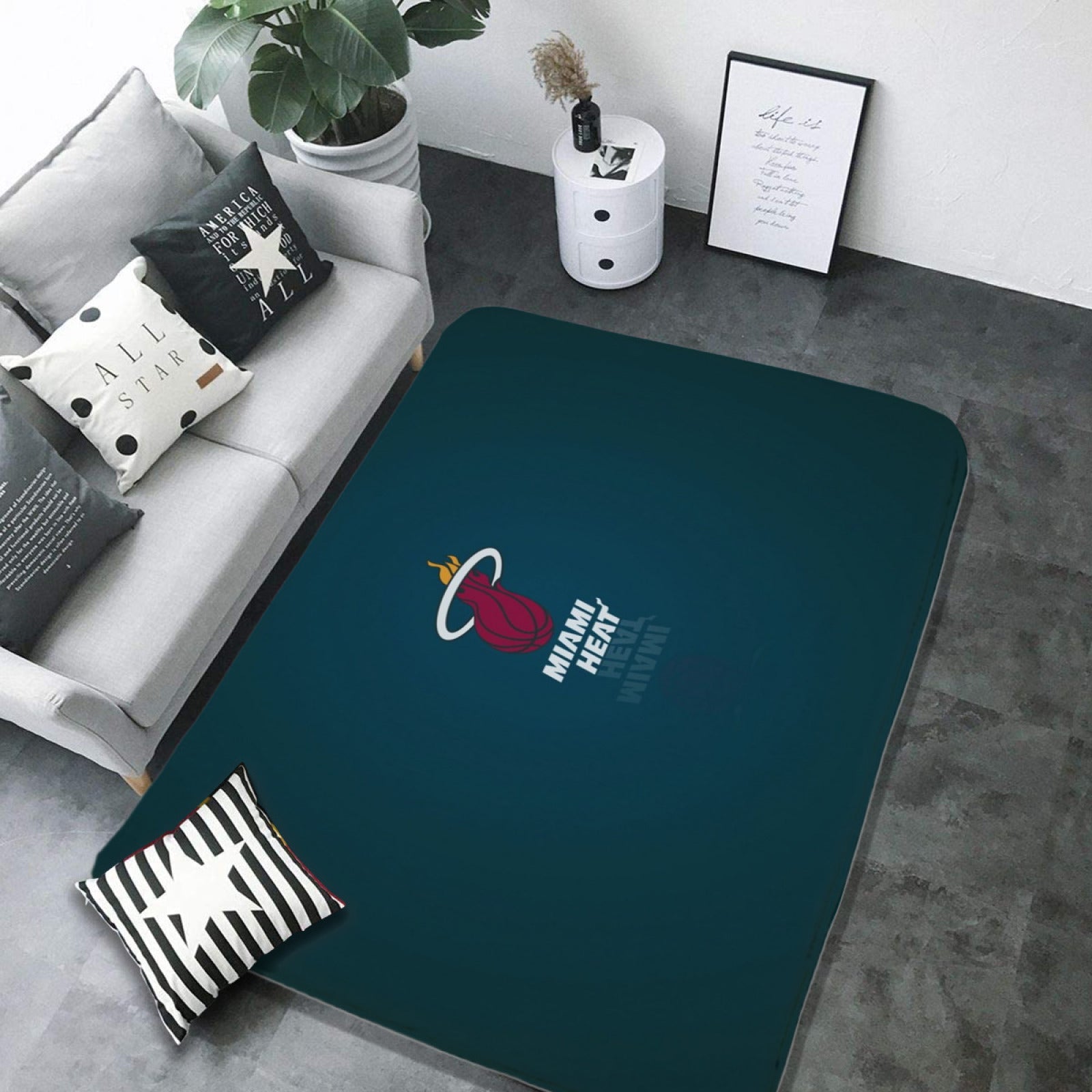 Miami Basketball Heat Carpet Living Room Bedroom Mats Kitchen Bathroom Rugs 2 fd143a7e 2586 4233 9b51 57b47e665002