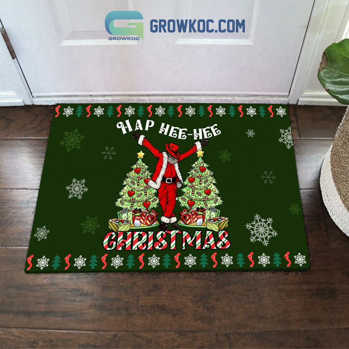 Michael Jackson Hap Hee Hee Christmas Doormat2B1 JLnZE