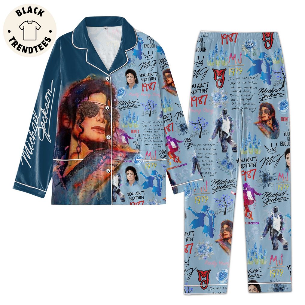 Michael Joseph Jackson 1987 Portrait Design Pijamas Set e58867 0