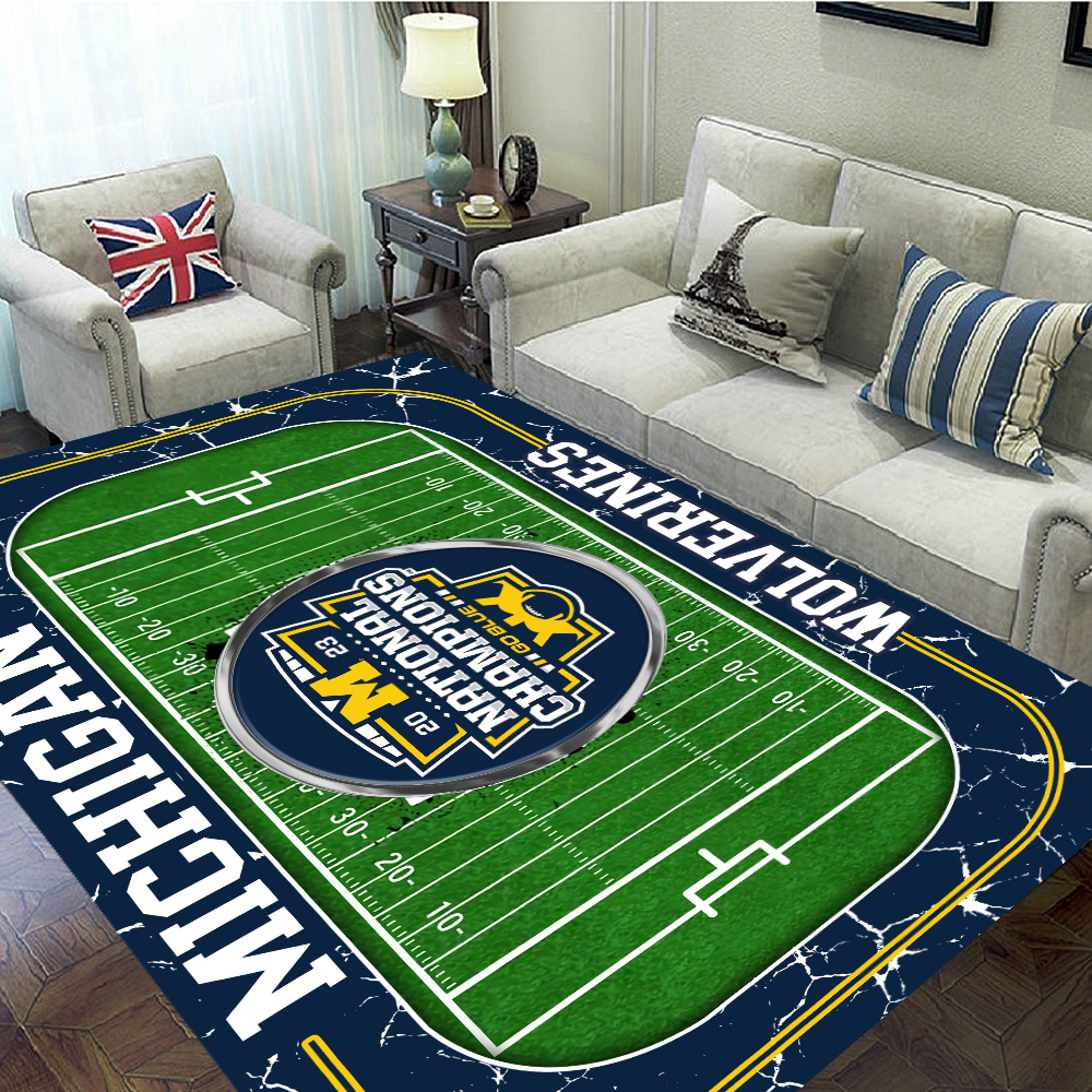 Michigan Wolverines Football Rug TANTN4288 mk3