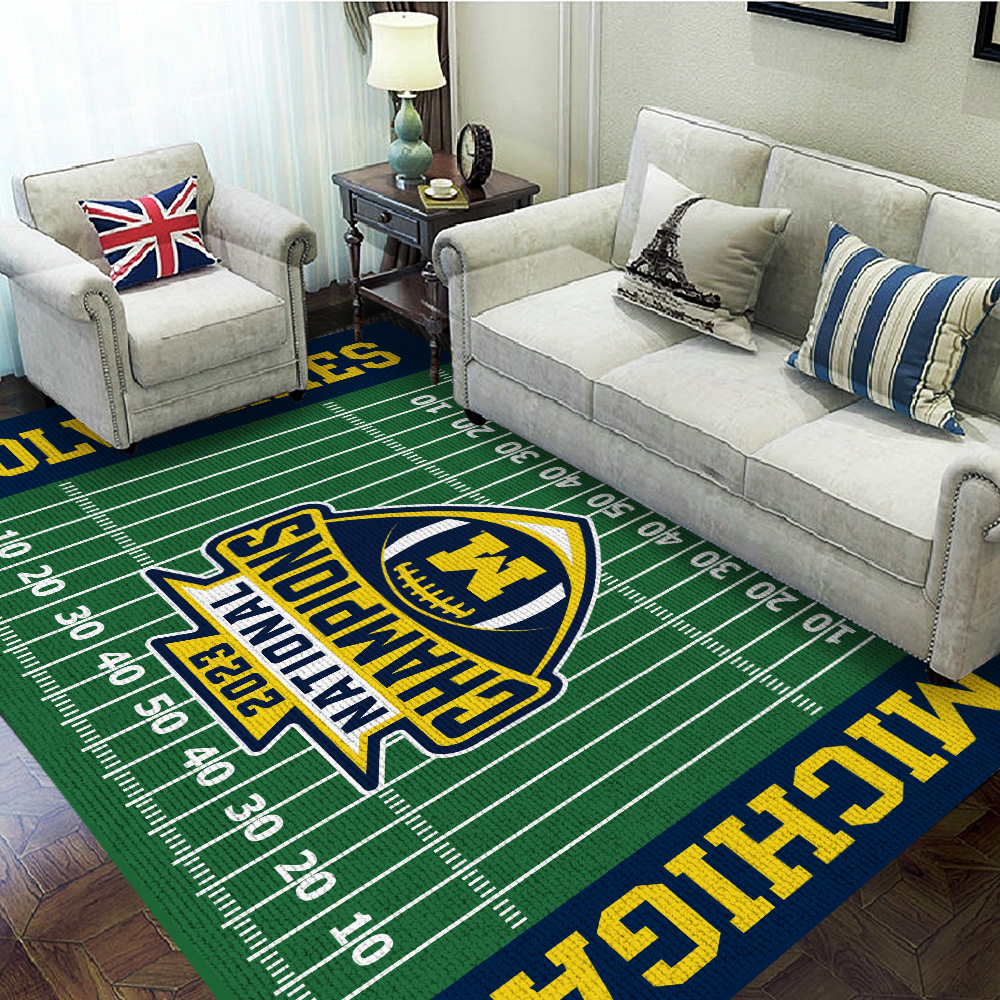 Michigan Wolverines Football Rug TANTN4308 mk3