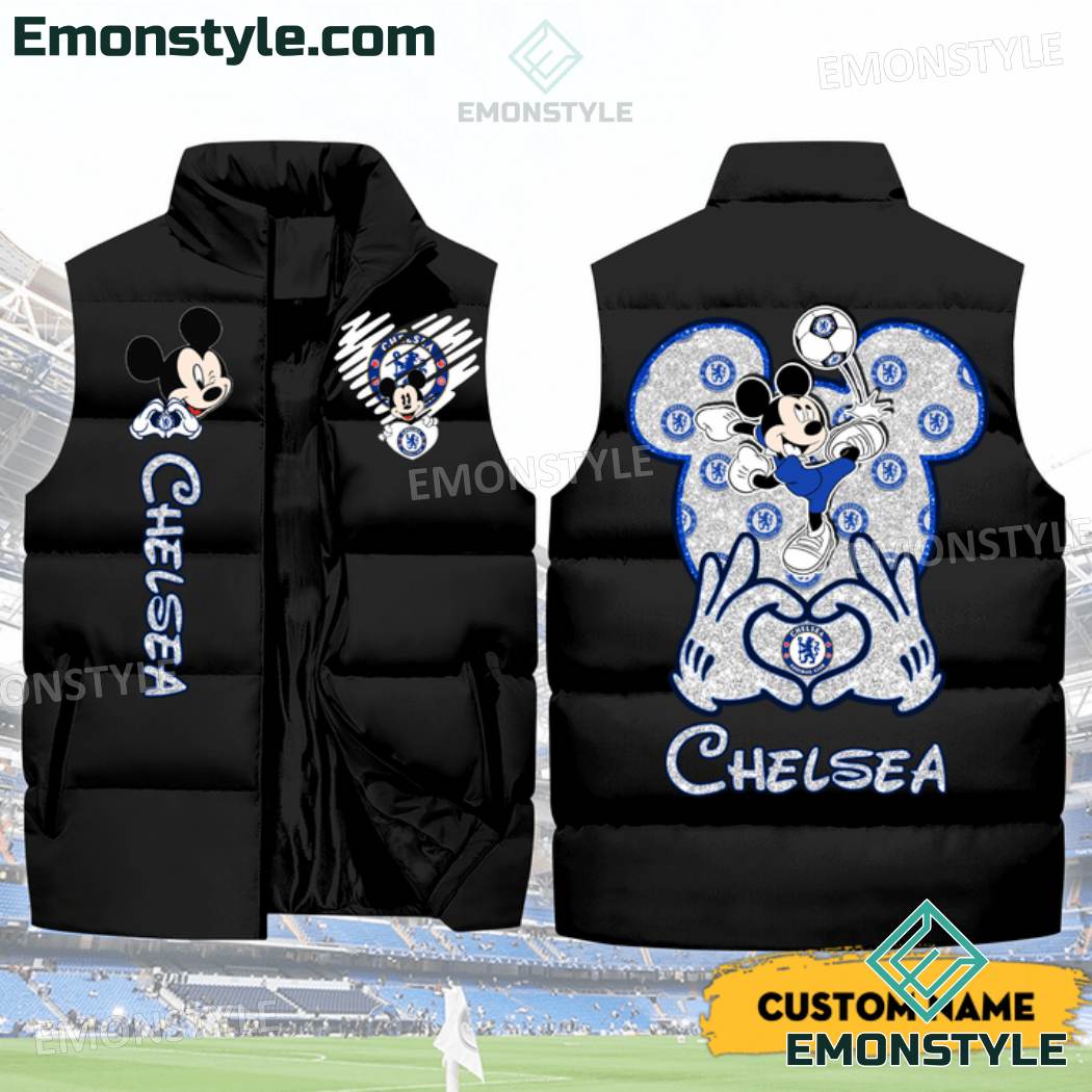 Mickey Love Chelsea Puffer Sleeveless Jacket