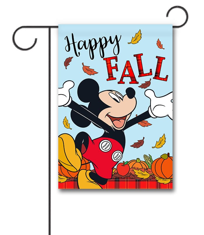 Mickey Mouse Fall Garden Disney flag