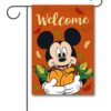 Mickey Mouse Fall Welcome Garden Disney Flag