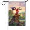 Mickey Mouse Fantasia Thomas Kinkade Disney Garden Flag