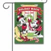 Mickey Mouse Minnie Mouse Holiday Magic Garden Disney Christmas Flag